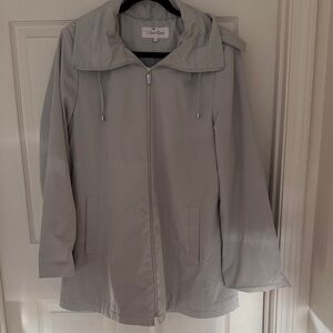 Calvin Klein Women's Light Gray Trench Coat